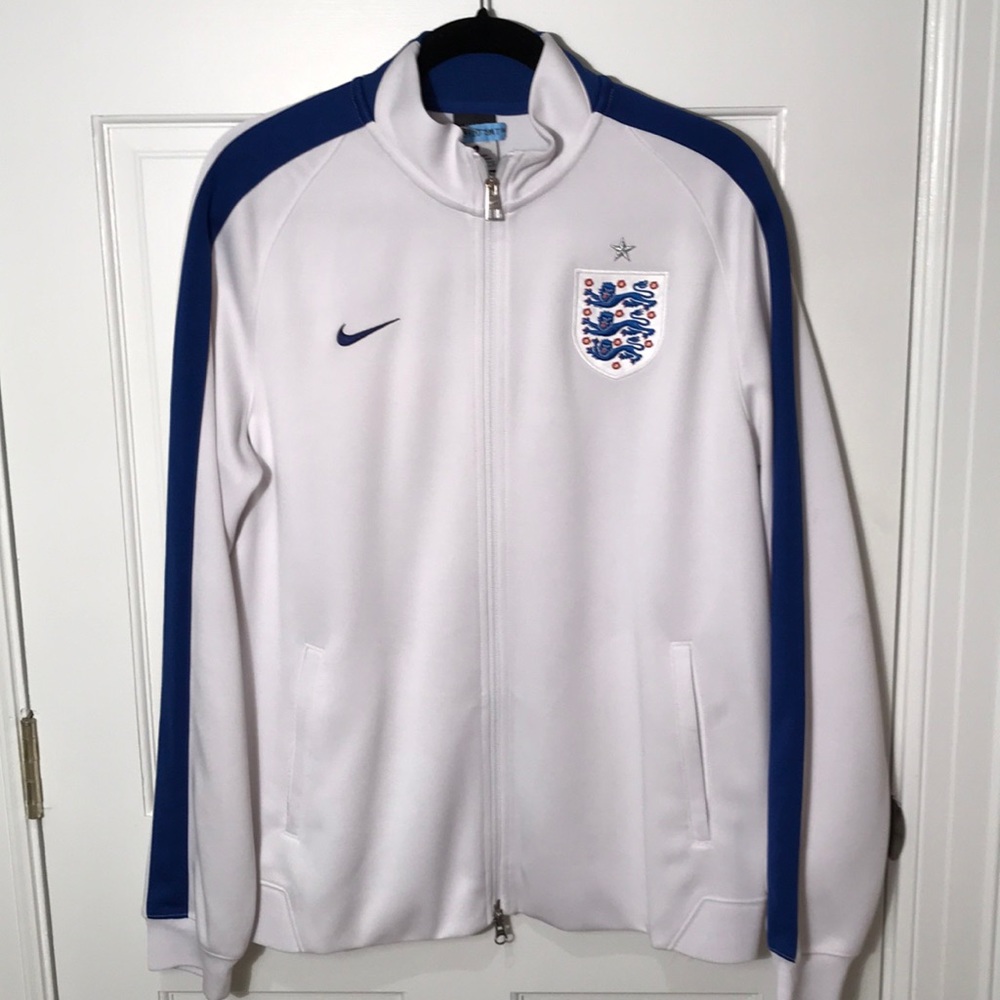 Nike England Track Jacket Large White
